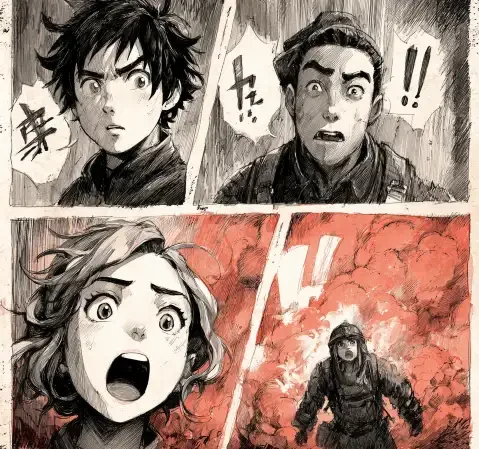 科幻漫画完结封面